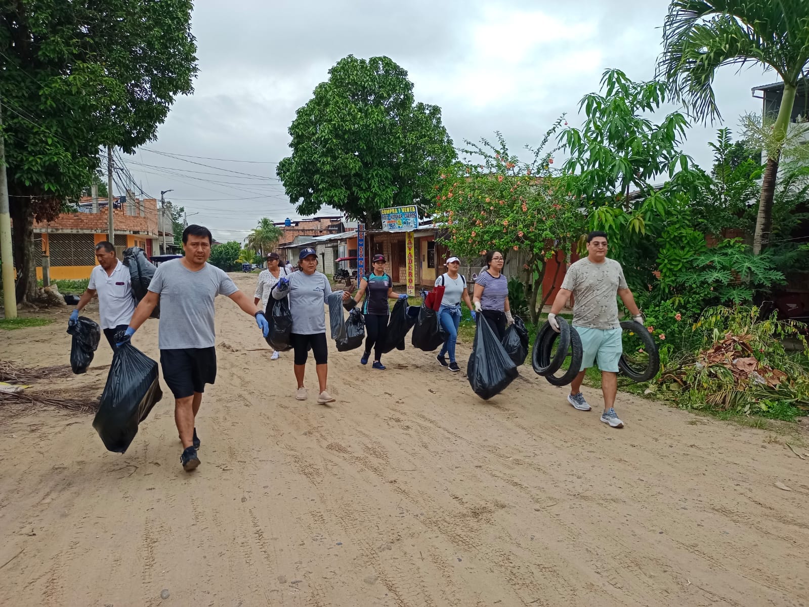 CON ÉXITO SE DESARROLLÓ CAMPAÑA DE RECOJO DE CRIADEROS DEL ZANCUDO TRANSMISOR DEL DENGUE EN DISTRITO DE MORALES. 
